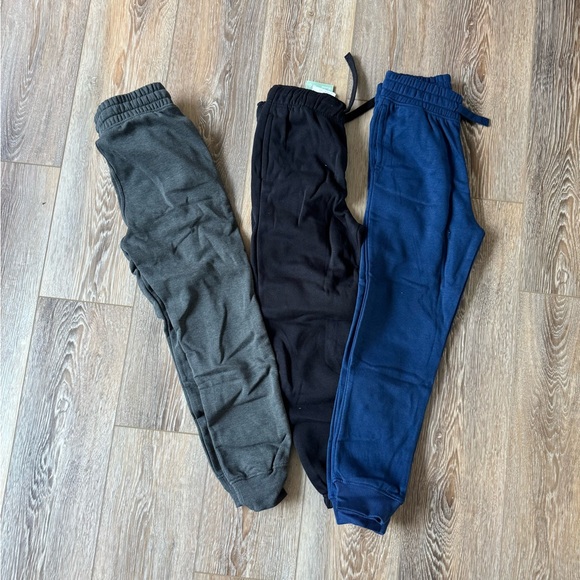 Kids Jogger Pants Set - Black, Gray, and Blue - Picture 1 of 4